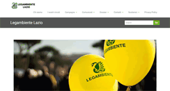 Desktop Screenshot of legambientelazio.it