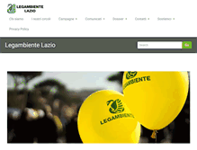 Tablet Screenshot of legambientelazio.it
